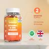 Vitammies Vegan Sugar Free Vitamin C and Zinc Gummies Chewable Orange Lemonade Flavor Gummies Vitamins Adults and Kids 200mg Vitamin C Per Serving for Daily Wellness (120 Units) view 3