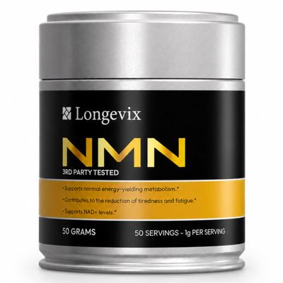 LONGEVIX NAD Powder 50,000mg/50g - Pure - High Strength NAD Supplement - NAD+ Support - Vegan - NAD Supplements UK Pure