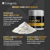 LONGEVIX NAD Powder 50,000mg/50g - Pure - High Strength NAD Supplement - NAD+ Support - Vegan - NAD Supplements UK Pure view 4