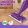 50 Count Mop Pads Refill Compatible with Swiffer WetJet Spray Mop, Wet Jet Mopping Pads for All Purpose Multi Surface Hardwood Floor Cleaning, 4 Layers Thickened and Super Absorbent. view 2