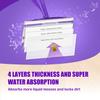 50 Count Mop Pads Refill Compatible with Swiffer WetJet Spray Mop, Wet Jet Mopping Pads for All Purpose Multi Surface Hardwood Floor Cleaning, 4 Layers Thickened and Super Absorbent. view 3