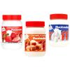 Marshmallow Fluf Caramel,Strawberry,Original Flavoured Spread 213g - 3 x Mixed Flavours of Marshammlow Spread view 1