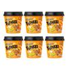 SamSam Instant Tteokbokki Topokki Korean Rice Cakes Chewy Street Snack, Multi Flavours, Carbonara, Cheese, Curry, Garlic Teriyaki, Jjajang, Rose, Original Sweet & Spicy (Pack of 6, Curry) view 1