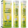 Electrolytes Hydration Tablets | 40 Effervescent Rehydration Tablets | 5 High Strength Electrolytes with Added Vitamin B6, B12, C & D | 250mg Taurine for Energy, Lemon Flavour view 1