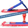 10 x Floor Mop Replacement Covers - Chenille Mop Cover Red - Microfibre Mop for Sensitive Floors - Microfibre Mop for Floor Care for All Mop Folding Holders 50 cm - Mop Cover view 3