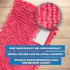 10 x Floor Mop Replacement Covers - Chenille Mop Cover Red - Microfibre Mop for Sensitive Floors - Microfibre Mop for Floor Care for All Mop Folding Holders 50 cm - Mop Cover view 4