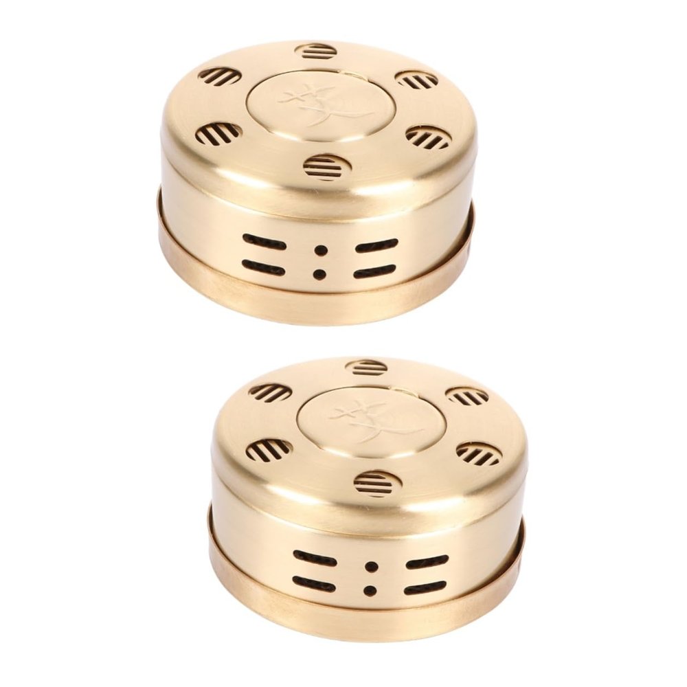 VALICLUD 2pcs Box Moxibustion Box Burner Cover for Moxibustion Treatment Neck Waist Joint Use Herb