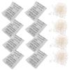 OUNONA 50pcs Silica Gel Packets for Food and Clothing Storage, Design with Protection, 5 Gram Desiccant Sachets for Moisture Control and Humidity Absorbing in Storage view 1
