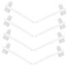 DEARMAMY 8pcs Denture Cleaning Brush Set Double-Headed Soft Bristle Portable Oral Care Tool for Braces and False Teeth Maintenance view 1
