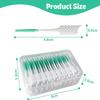 60PCS Easy to Use Dental Picks for Teeth Cleaning Gum Health, Disposable Interdental Brushes Dentist Recommended Dental Picks Dental Brush Dentals Floss Pick Braces Brush Teeth Cleaning DentalsPick view 2