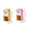 Didiseaon 6pcs Cat Claw Kitchen Sponge Scrub Pads, Lightweight Reusable Sponge for Dishes, Quick Drying Cleaning Pads for Kitchen Utensils and Wash up Tasks view 2