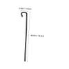 FRCOLOR Black Detachable Three-section Magician Cane with Portable Design and Plastic Material, Novelty Walking Cane Prop for Halloween Party Performance Shows view 2