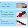 0.4" Threshold Ramps for Doorways Self-Adhesive, (39.4" Long) Rubber Ramps for Threshold Rubber Door Threshold Ramp for Wheelchair for Curb, Power Scooters, Bathroom(Coffee) view 3