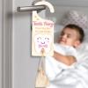 Wooden Tooth Fairy Hanger - Lost Tooth Holder with Money Bag | Door Handle Tooth Organizer, Fairy Keepsake Traditions for Kids, Encouragement Gifts for Girls Boys, Tooth Replacement Slot Box view 3