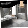 Vaguelly Bamboo Pot Brush Vegetable Scrubber Short Handle Palm Wood Kitchen Cleaning Brush Household Multi-function for Pots and Veggies view 2