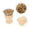 Vaguelly Bamboo Pot Brush Vegetable Scrubber Short Handle Palm Wood Kitchen Cleaning Brush Household Multi-function for Pots and Veggies view 4