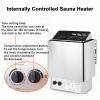 Electric Sauna Heater, Stainless Steel Sauna Stove with Timer & Temperature Control, Wet and Dry Bath Sauna Oven for Home, Hotel, Spa, Shower view 4