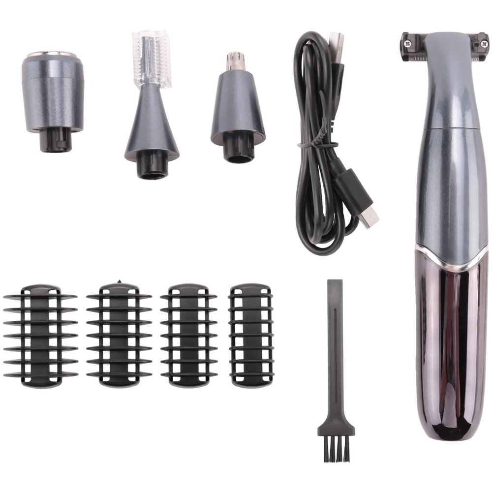 Fuhjythy 4 in 1 Intimate Areas Haircut Shaver Women Bikini Line Sensitive Razors Hair Shaving Trimmer Face Beard Clipper, B