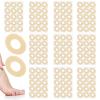 150 pcs Corn Pads | Self-Adhesive Callus Cushions for Feet & Toes | Large Oval Latex Sponge Pads for Pain Relief & Protection | Men & Women Foot Care (Beige) view 1