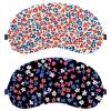 12 Piece Colorful Floral Pattern Sleep Mask, Eye Mask for Men Women, No Pressure Night Eye Cover, Breathable Sleeping Eye Mask, Light Blocking view 1
