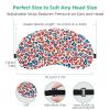 12 Piece Colorful Floral Pattern Sleep Mask, Eye Mask for Men Women, No Pressure Night Eye Cover, Breathable Sleeping Eye Mask, Light Blocking view 3