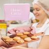 Tea and Biscuits Gift Set Hamper With Traditional British Border Biscuits Including 8 Packs & Tea Caddy In a Luxury Pink Hamper Box | Great for Women, Mum and Grandmas view 4
