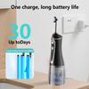 Water Flosser,Water Dental Flosser Pick for Teeth,Grinest 7 Modes Rechargeable Cordless Oral Irrigator Portable IPX7 Waterproof Tooth flossers for Home Travel-Black view 4