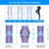 AOGOE Medical Compression Pantyhose for Women & Men, Closed Toe 23-32 mmHg Graduated Support Tights, Opaque Waist High Compression Circulation Leggings for Varicose Veins Edema Flight DVT Nursing, XL view 3