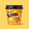 SamSam Instant Tteokbokki Topokki Korean Rice Cakes Chewy Street Snack, Multi Flavours, Carbonara, Cheese, Curry, Garlic Teriyaki, Jjajang, Rose, Original Sweet & Spicy (Pack of 6, 6 Random Flavour) view 3