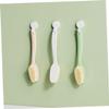 GOOHOCHY 3pcs Soft Bristle Shoe Brush Cleaning Brush for Household Laundry Shoes Scrub Comfortable Grip for Kitchen Bathroom Cleaning view 2
