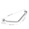 1 Set of Grab Bar, 100KG Load Stainless Steel Bathtub Handle, Support Punching Installation, Strong and Stable, Non-Slip Bathroom Handrails for Bath Shower, Suitable for Elderly, view 4