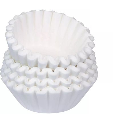 100 Count Basket Coffee Filters,Flat Bottm Paper Filter Compatible With Fellow Aiden Coffee Maker,Work With Batch Brew Filter Basket