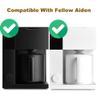 100 Count Basket Coffee Filters,Flat Bottm Paper Filter Compatible With Fellow Aiden Coffee Maker,Work With Batch Brew Filter Basket view 2