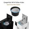 100 Count Basket Coffee Filters,Flat Bottm Paper Filter Compatible With Fellow Aiden Coffee Maker,Work With Batch Brew Filter Basket view 3