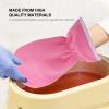 BESTYASH Paraffin Wax Mitts and Booties Hand and Foot Care Gloves 2pcs Pink Nourishing Therapy Set for Dry Skin Hydration view 3