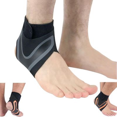1Pair Hutena X Wrap Neuropatia, Foot Wraps for Pain, Elastic Sprain Foot Sleeve for Sports Protect, Ankle Support for Men and Women,Grey,S