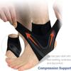 1Pair Hutena X Wrap Neuropatia, Foot Wraps for Pain, Elastic Sprain Foot Sleeve for Sports Protect, Ankle Support for Men and Women,Orange,XL view 3