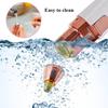 2 in 1 Facial Hair Remover, Eyebrow Hair Remover, Rechargeable Eyebrow Trimmer and Face Shavers for Women, Portable Mini Epilator Electric Shaver Trimmer for Leg Lips Face Body Peach Fuzz. view 4