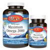Wild Norwegian 2,000 mg Omega 3, Non-GMO, Natural Lemon Flavor, Gluten-Free, No Artificial Preservatives, 120 Soft Gels, MaximumOmega2000 view 1