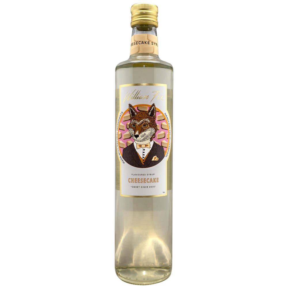 William Fox Premium Cheesecake Syrup - 750ml Bottle