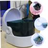 CALLARON 2pcs Retainer Denture Cleaner Machine Mini Jewelry Cleaner for Silver White Gold Water Cleaning view 3