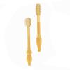 NVOQILIN Bristle Toothbrush Silicone Tongue Brush Coating Cleaner Infant Toddle view 2