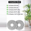 2 Pack Mop Cloth Pads Replacement for Dreame L10s Ultra / L10 Ultra / X40 Ultra Robot Vacuum Cleaner Parts, Wet Mopping Pads Compatible with Dreametech X30 Ultra, Reusable and Washable Accessories view 3