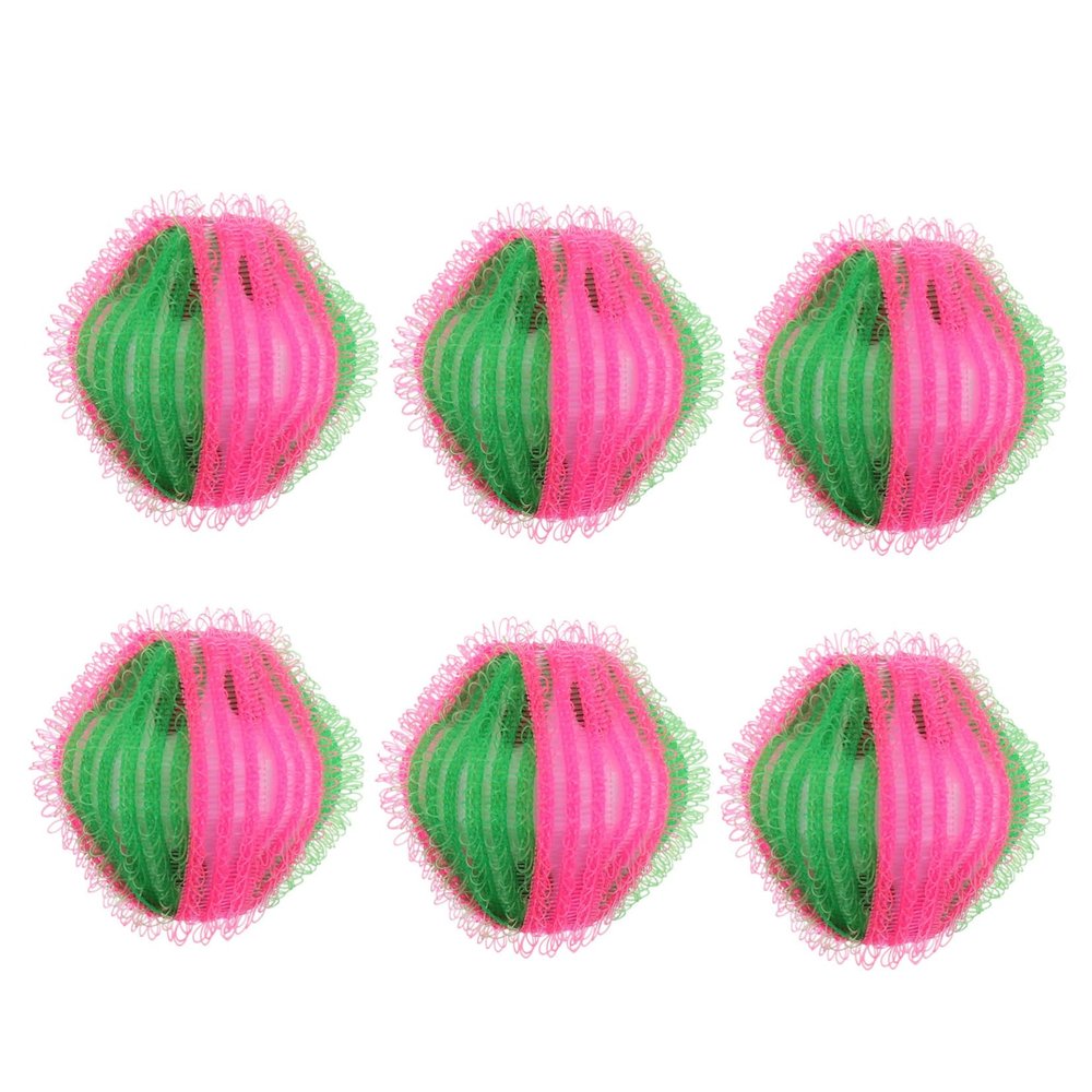FRCOLOR 6pcs Reusable Pet Hair Removal Balls for Laundry Dog Cat Hair Catcher for Washing Machine Pet Remover for Washing Machine