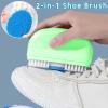 Water-Free Gentle Cleansing Shoe Brush, Shoes Press Foam Decontamination Cleaner Brush, Multipurpose Water-Free Cleaning Brush for Suede/Leather/Tennis/Canvas Shoe (2 pc) view 4