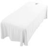 Massage Bed Sheet, Massage Bed Sheet, 114x71" Breathable Table Skirt with Face Hole, Washable Reusable Beauty Cover, Spa Cover for Salon view 4