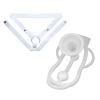 3 Colours Men's Bandolier Curved FuFu Clip with 1 x 3-Way Elastic Support Belt (White) view 1