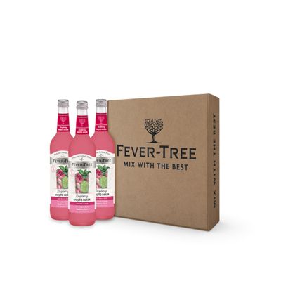 Fever-Tree Raspberry Mojito Cocktail Mixer (Pack of 3 x 500ml)