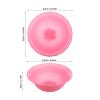 DONFAMDS 3pcs Round Plastic Wash Basin Portable Washing Basin for Bathrooms with Comfortable Cleansing Experience, Plastic Bowls for Laundry and Kitchen Use view 2