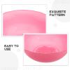 DONFAMDS 3pcs Round Plastic Wash Basin Portable Washing Basin for Bathrooms with Comfortable Cleansing Experience, Plastic Bowls for Laundry and Kitchen Use view 3